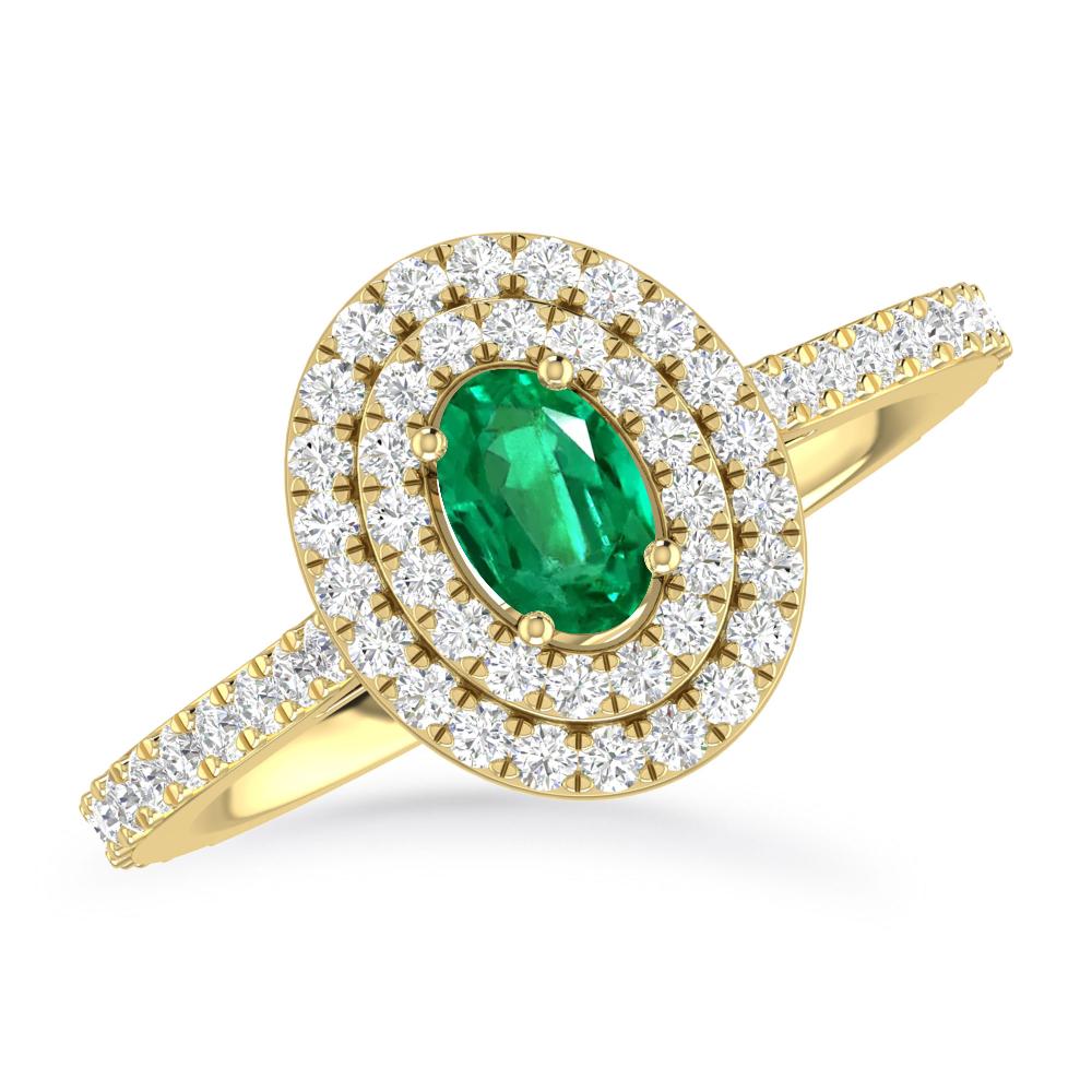 Yellow Gold - Emerald