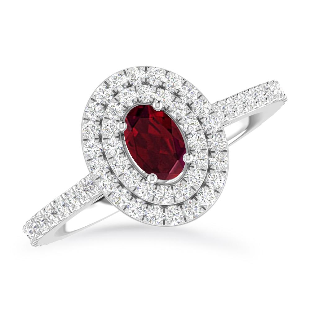 White Gold - Garnet