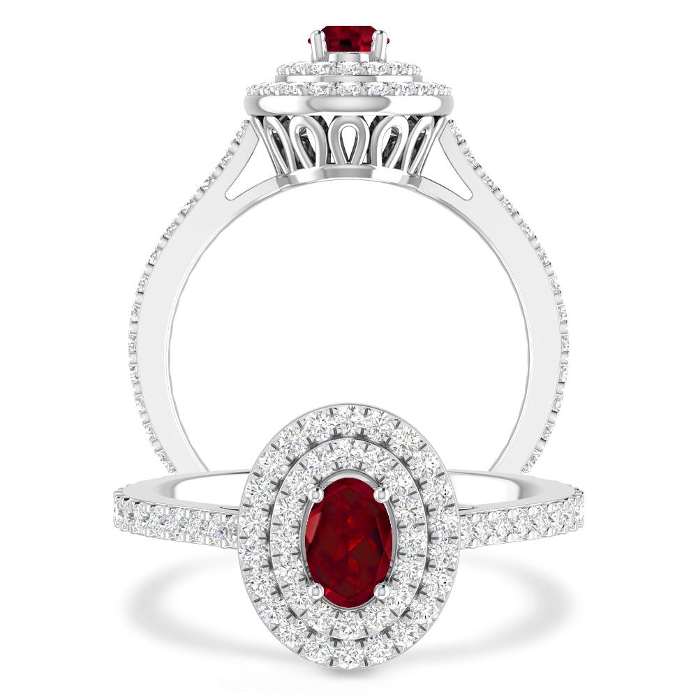 White Gold - Garnet