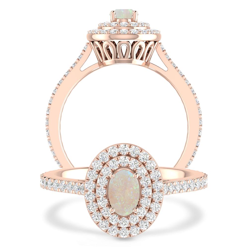 Rose Gold - Opal