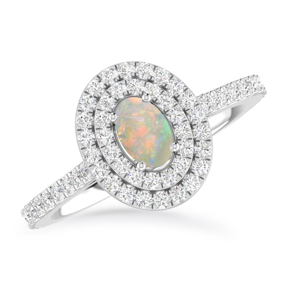 White Gold - Opal