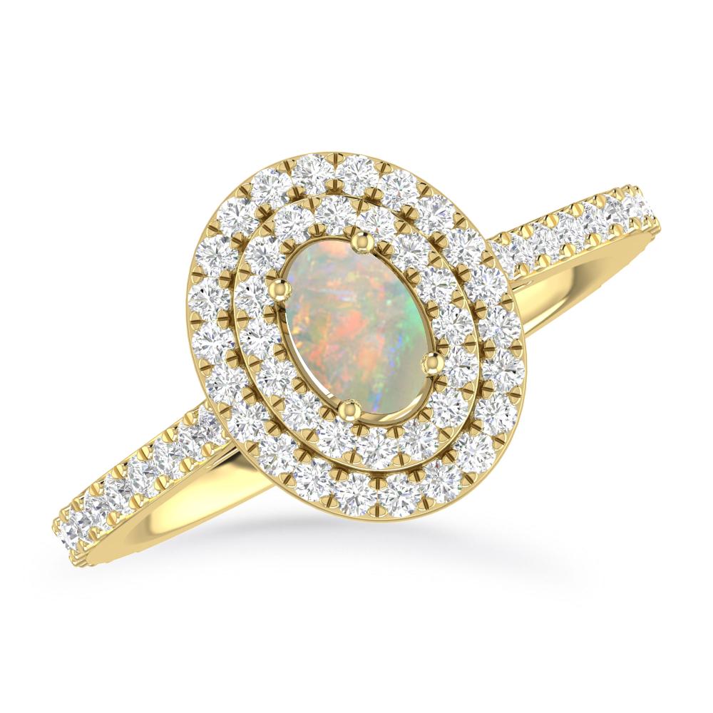 Yellow Gold - Opal