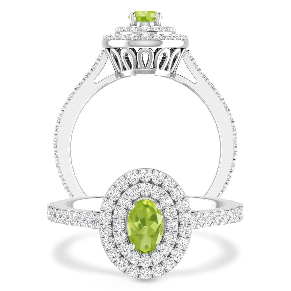 White Gold - Peridot