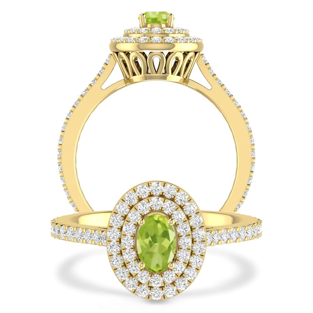 Yellow Gold - Peridot