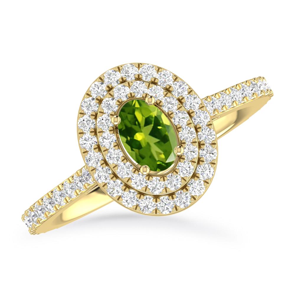 Yellow Gold - Peridot