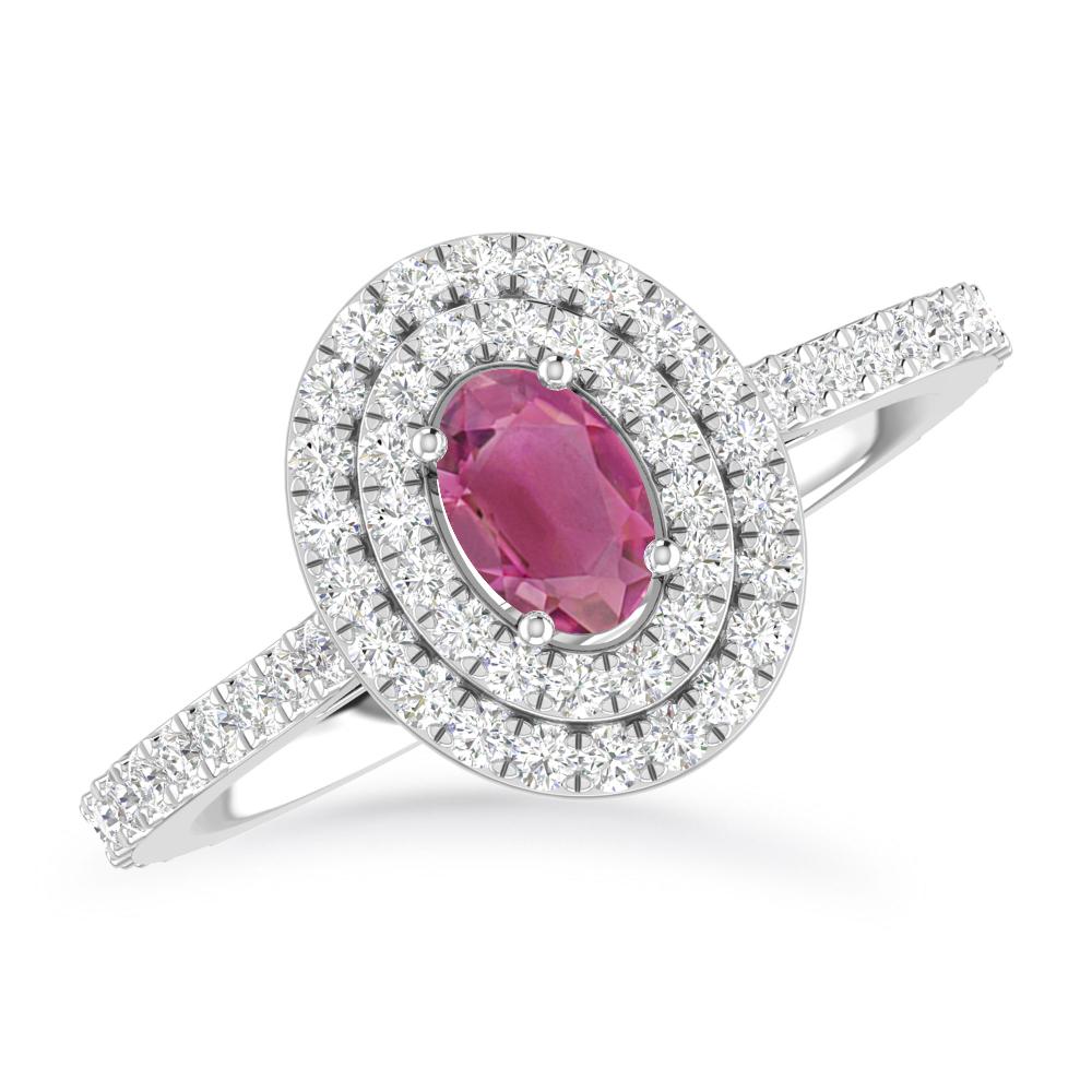 White Gold - Pink Tourmaline