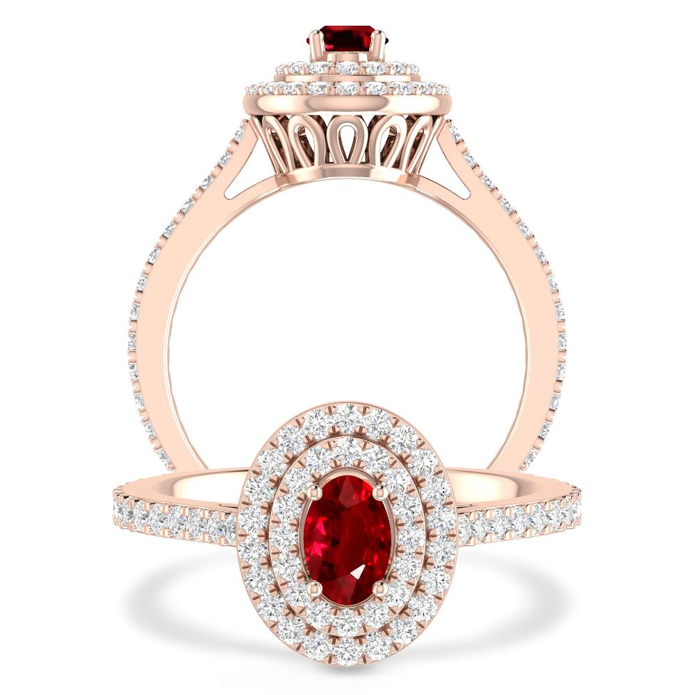 Rose Gold - Ruby