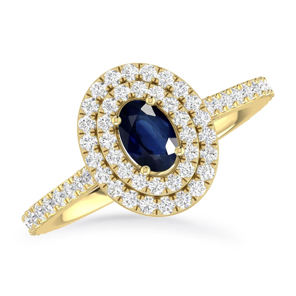 Yellow Gold - Sapphire