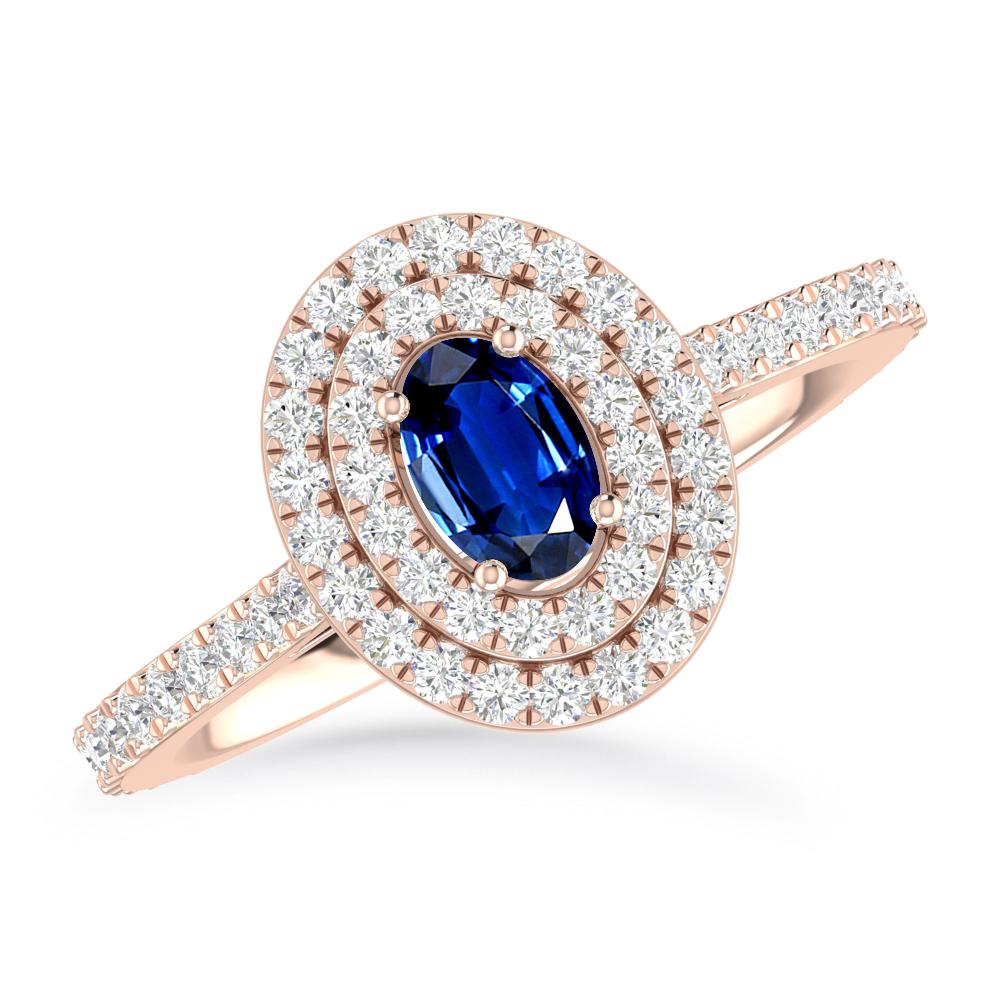 Rose Gold - Sapphire