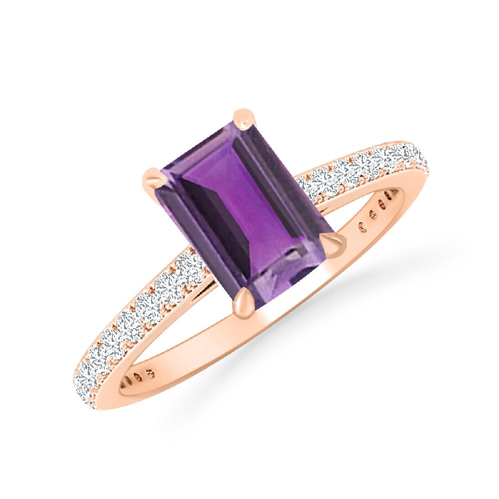 Rose Gold - Amethyst