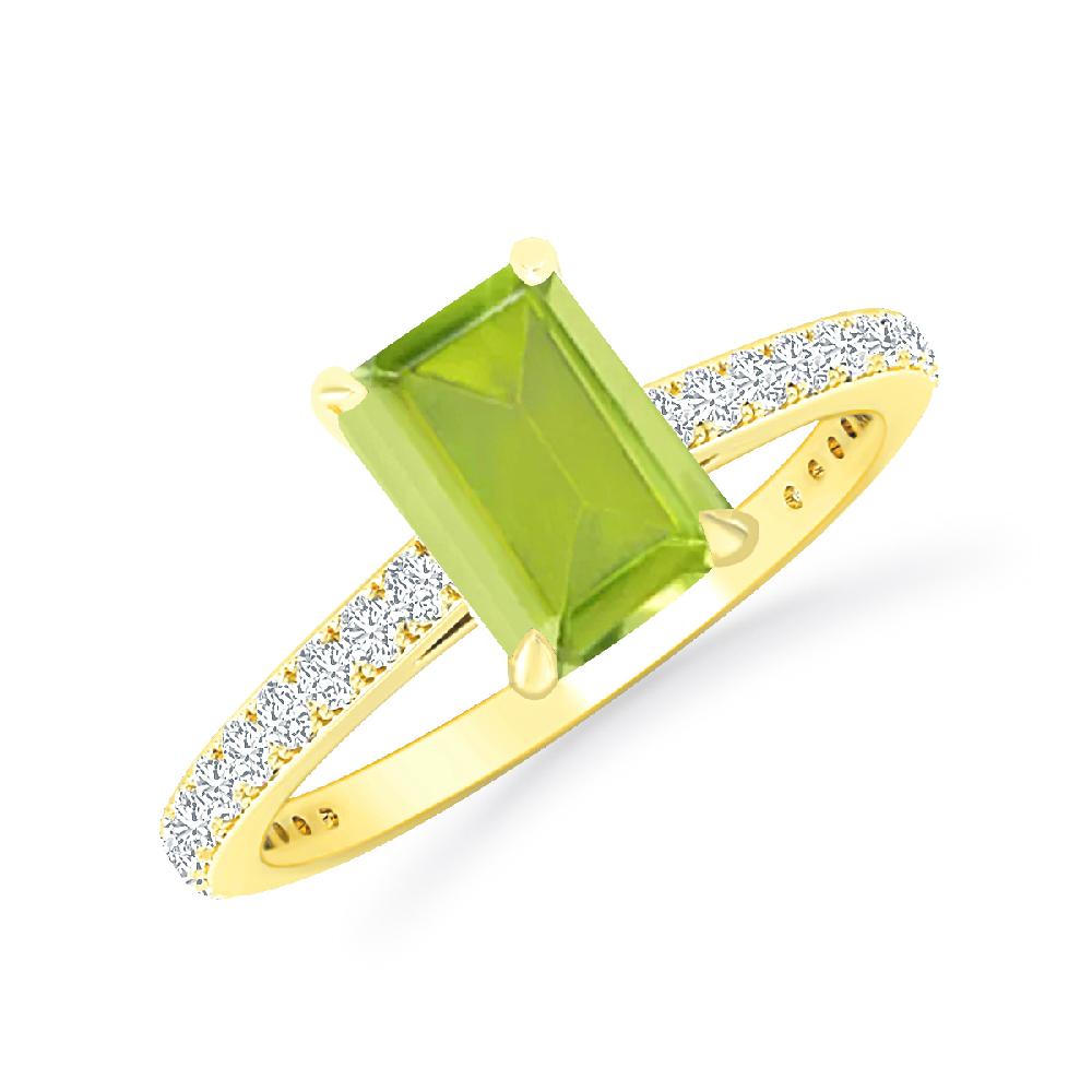 Yellow Gold - Peridot