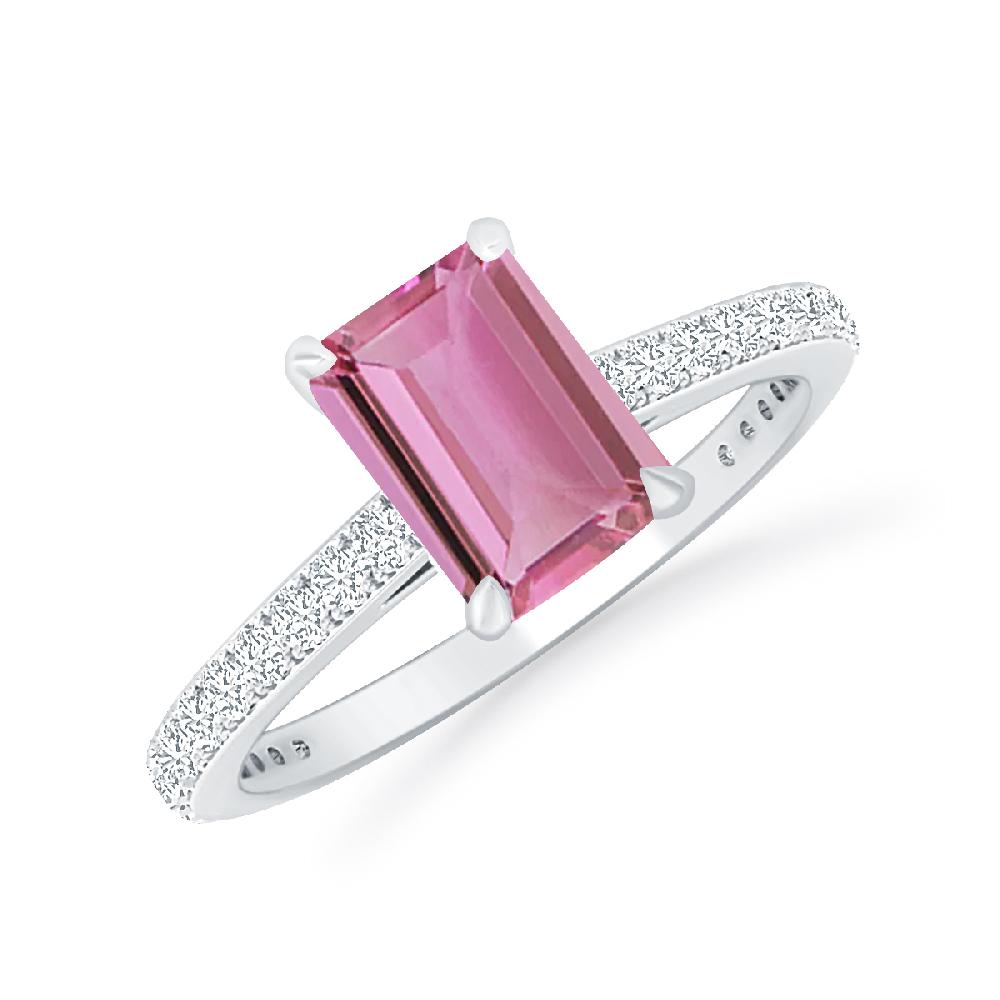 White Gold - Pink Tourmaline