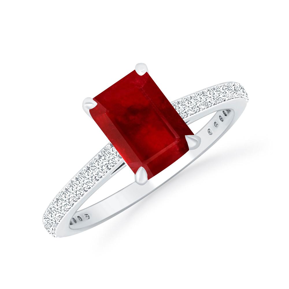 White Gold - Ruby