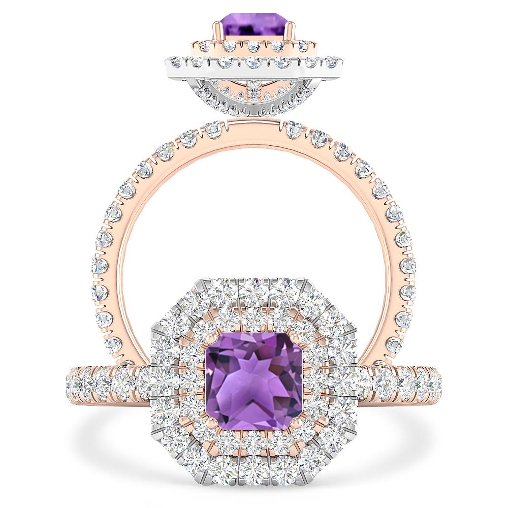 Rose Gold - Amethyst