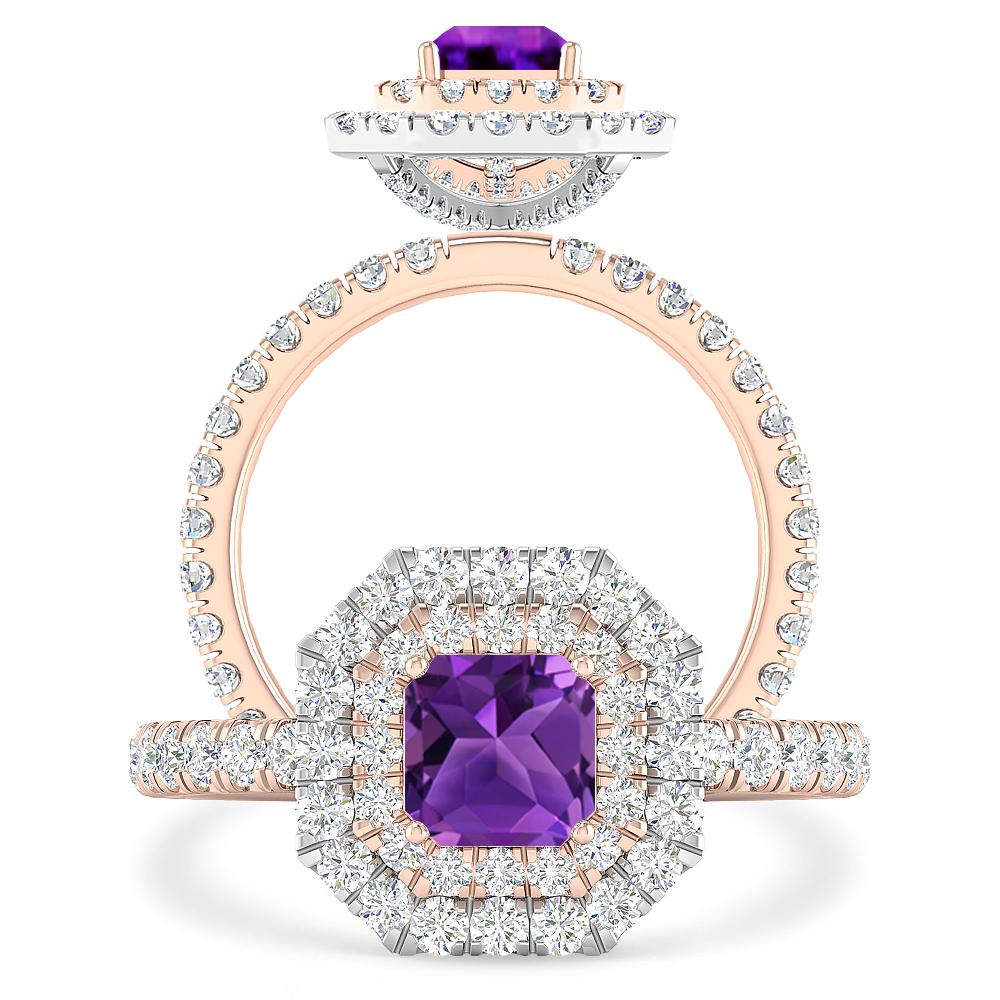 Rose Gold - Amethyst