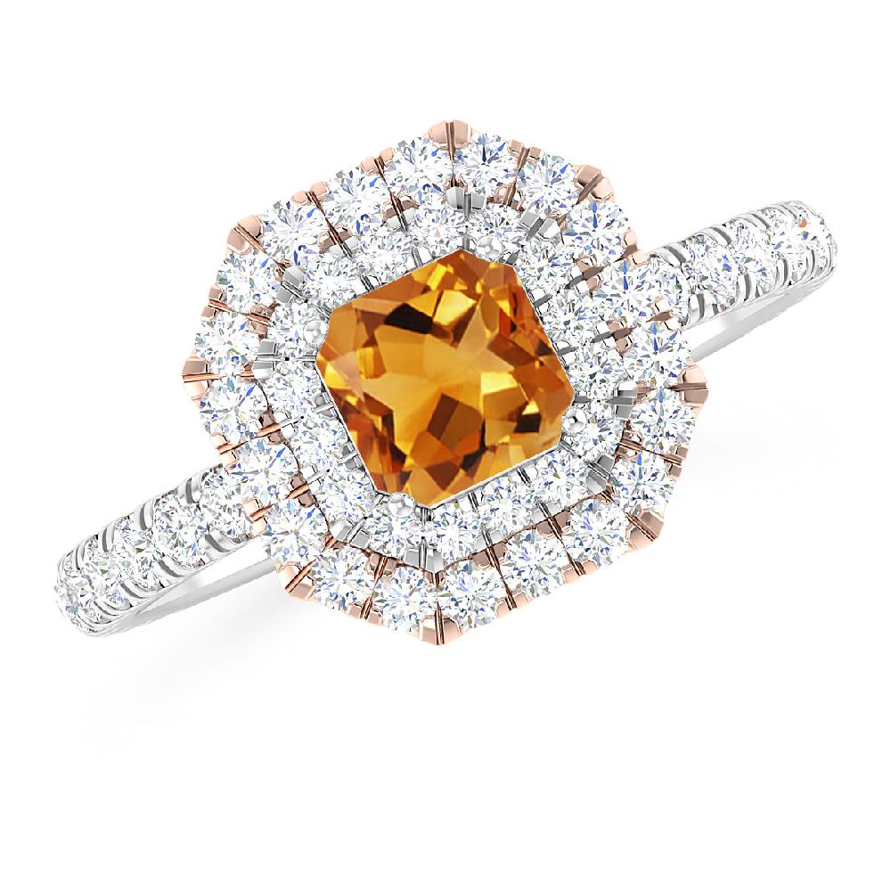 White Gold - Citrine