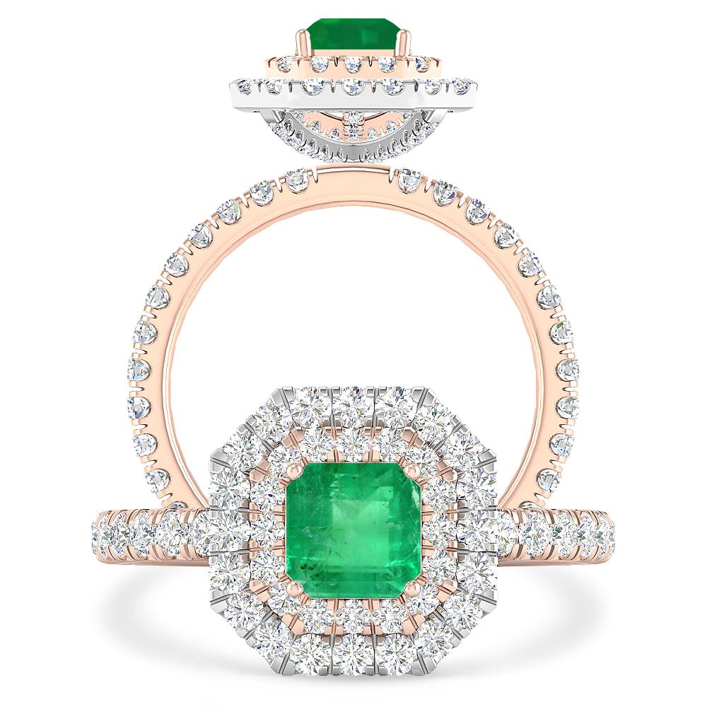 Rose Gold - Emerald