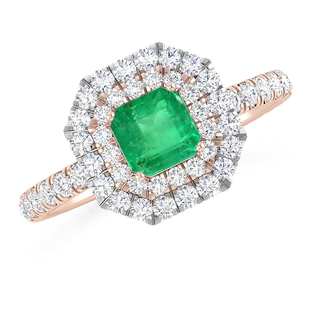 Rose Gold - Emerald