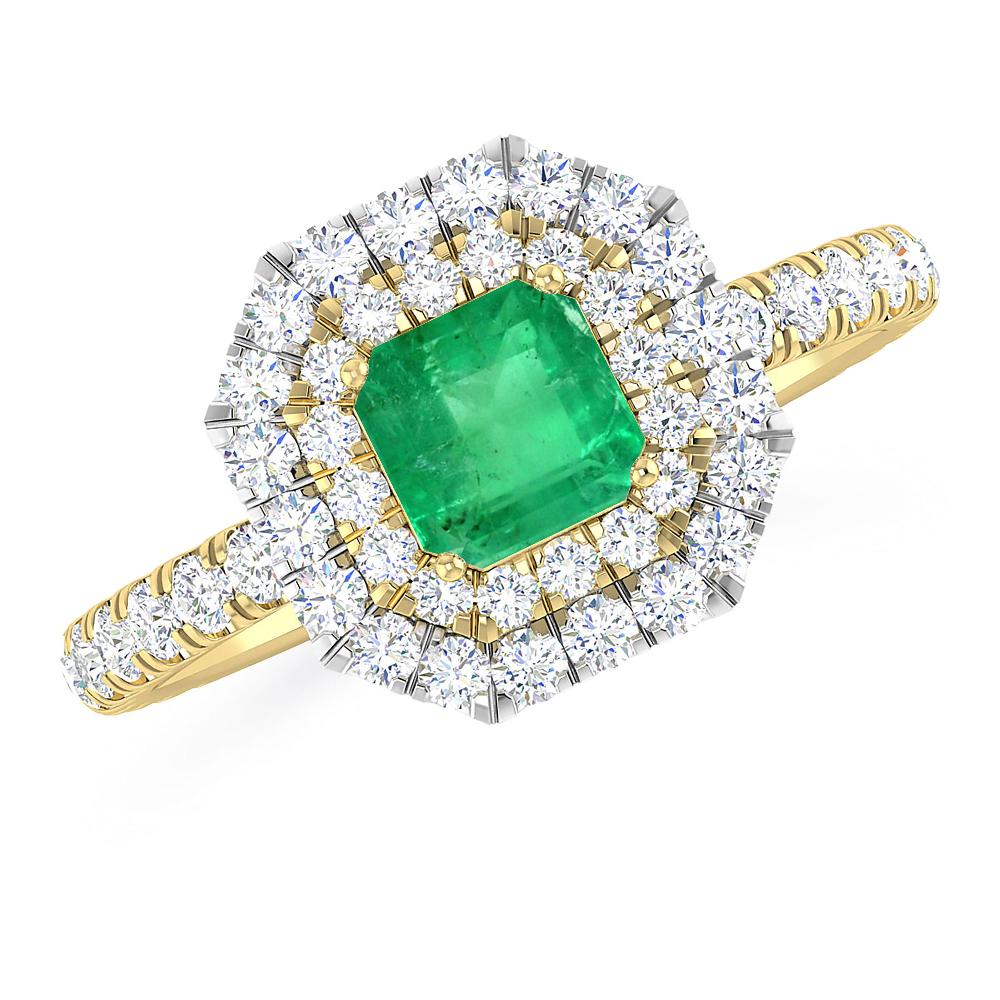 Yellow Gold - Emerald