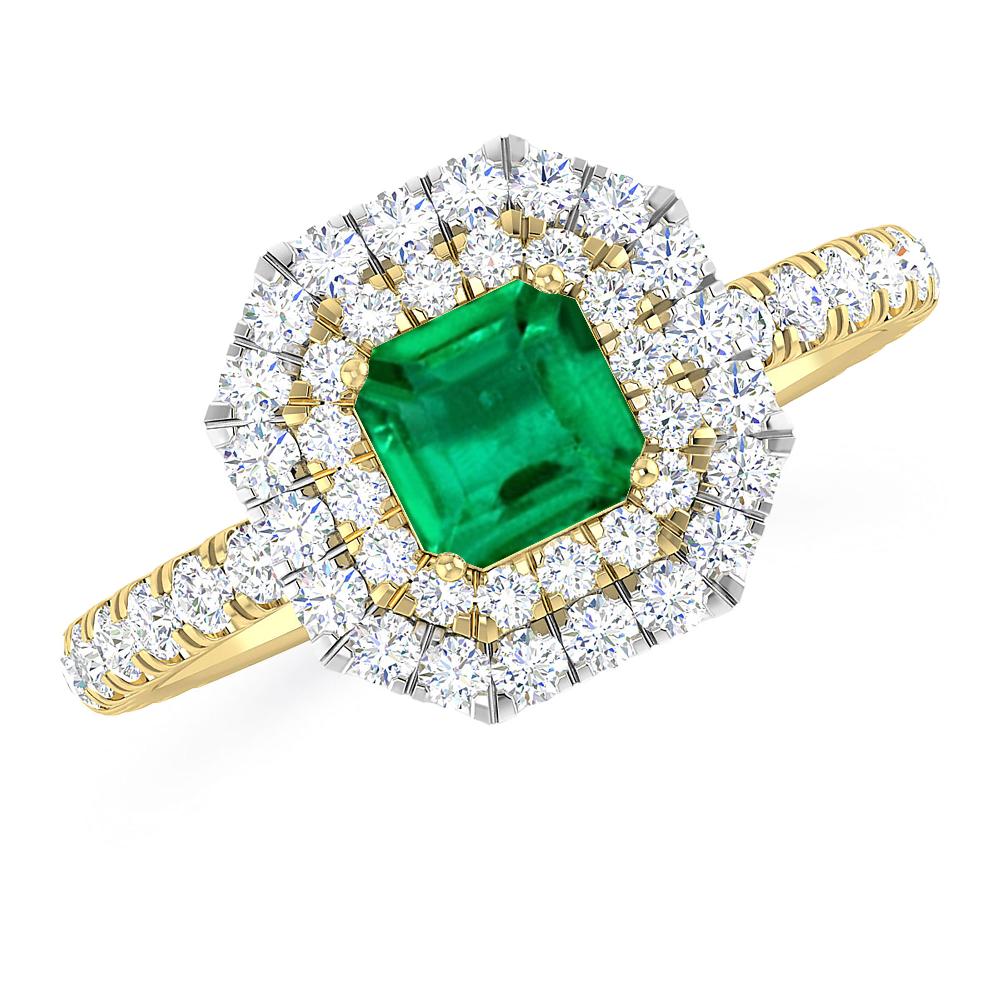 Yellow Gold - Emerald