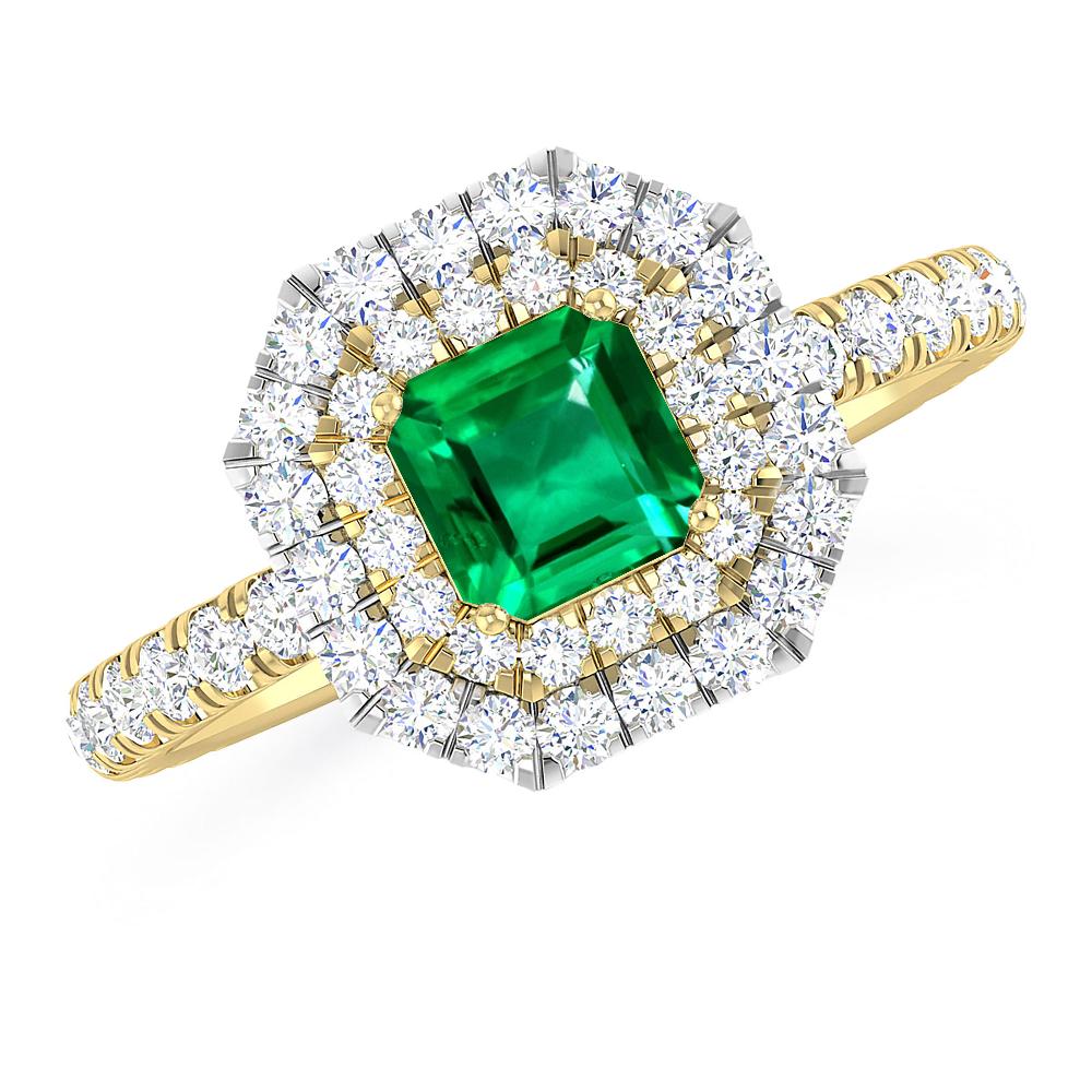 Yellow Gold - Emerald