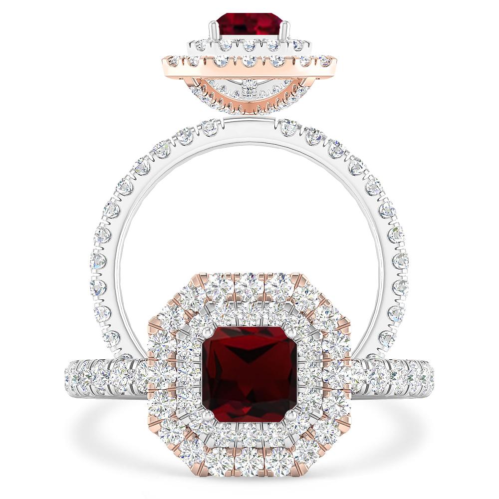 White Gold - Garnet