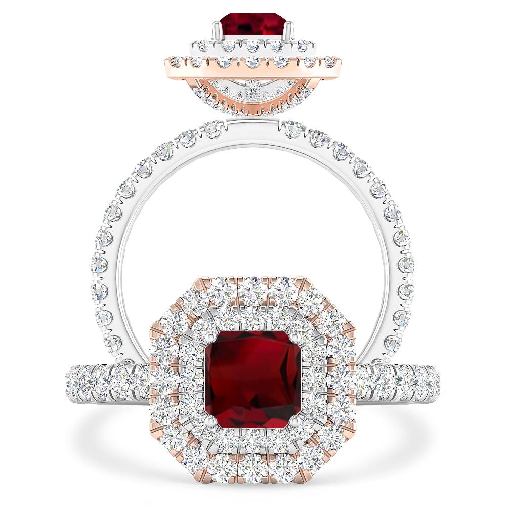 White Gold - Garnet