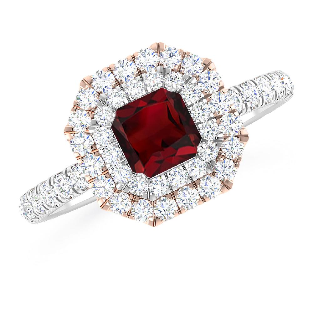 White Gold - Garnet