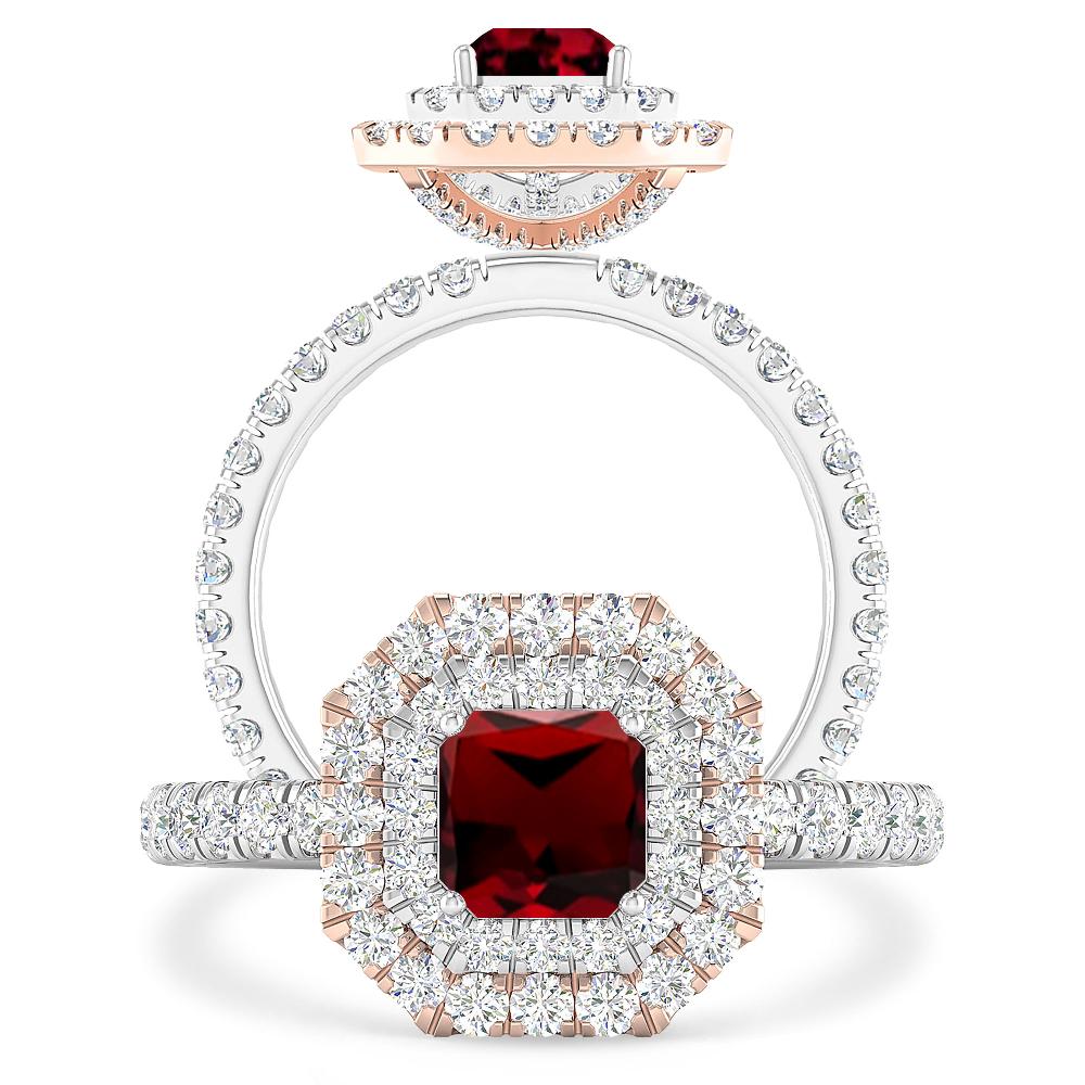 White Gold - Garnet