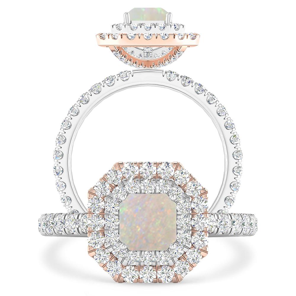 White Gold - Opal