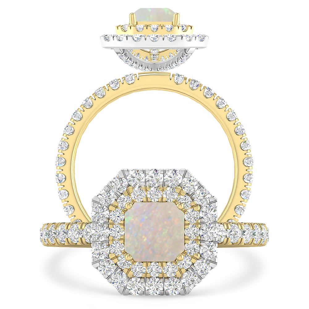 Yellow Gold - Opal