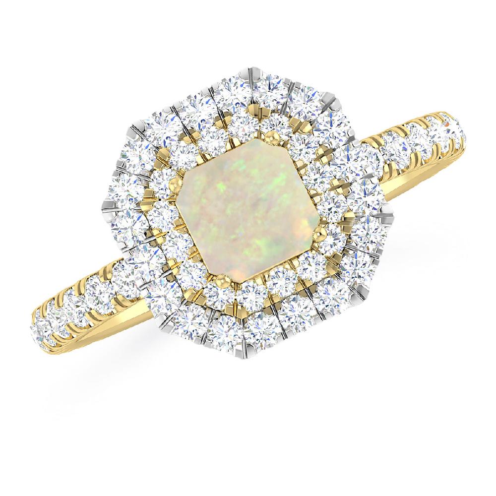 Yellow Gold - Opal