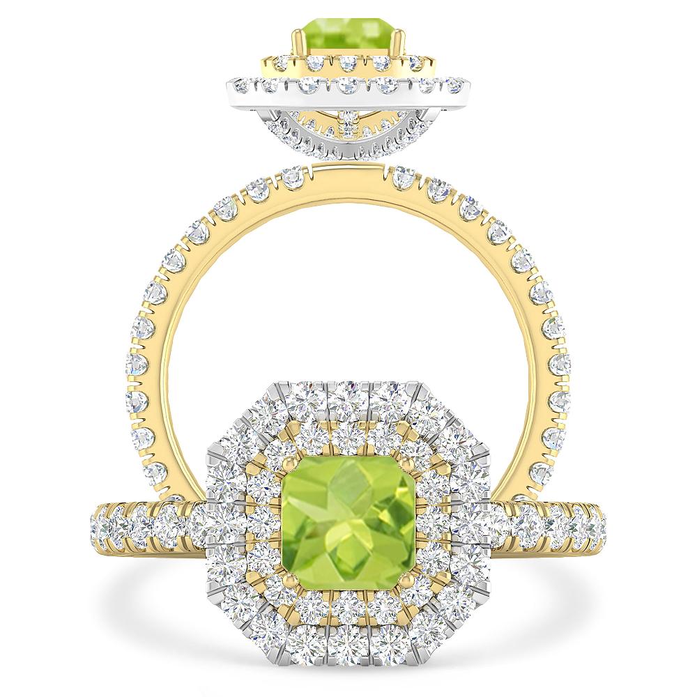 Yellow Gold - Peridot