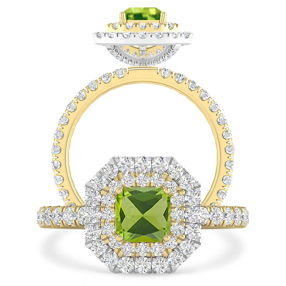 Yellow Gold - Peridot