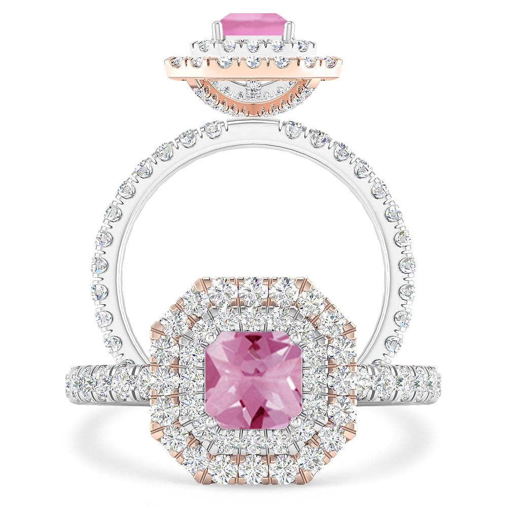 White Gold - Pink Tourmaline