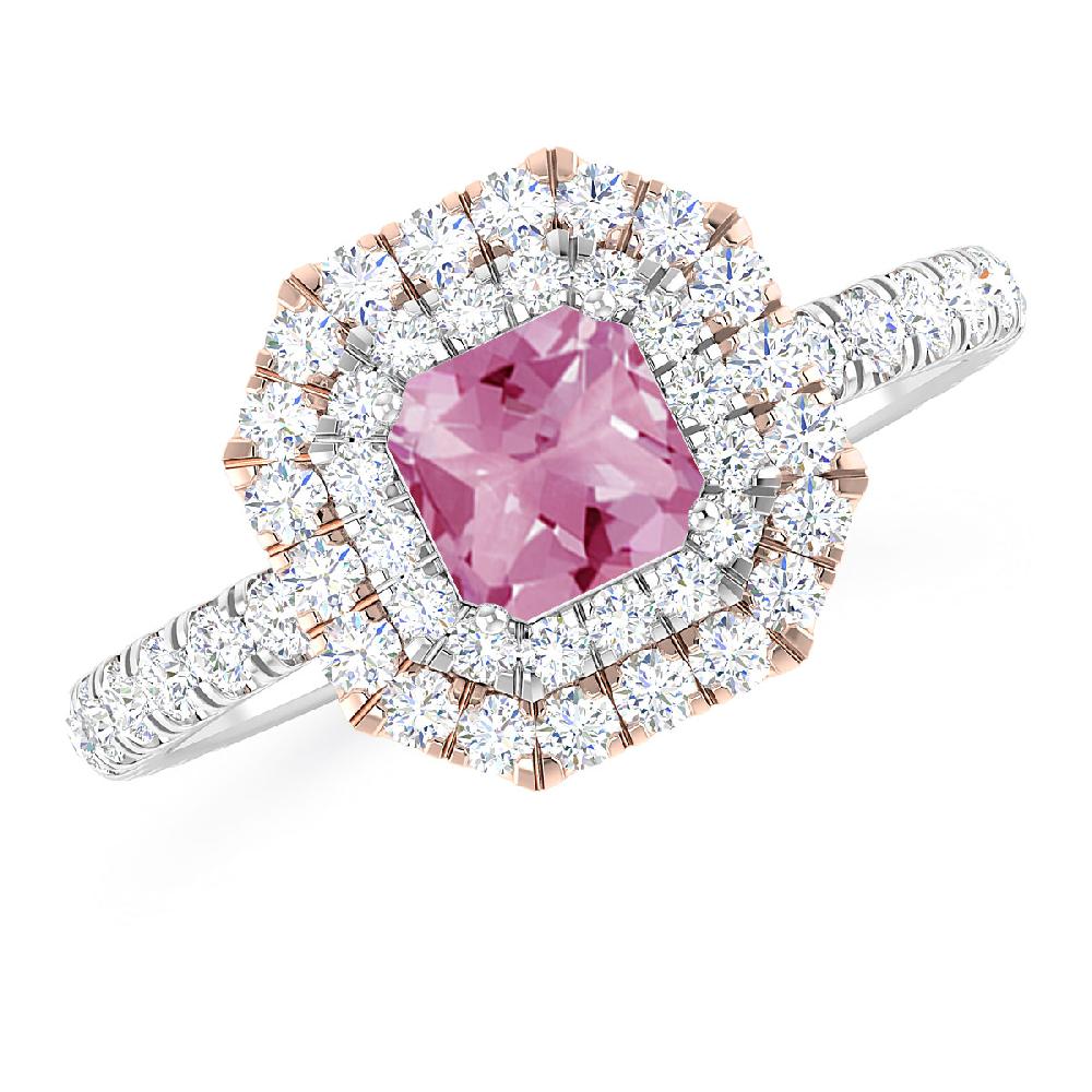 White Gold - Pink Tourmaline