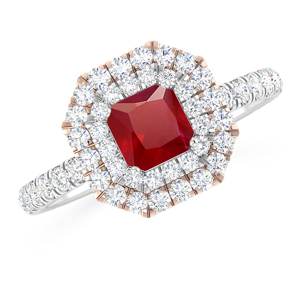 White Gold - Ruby