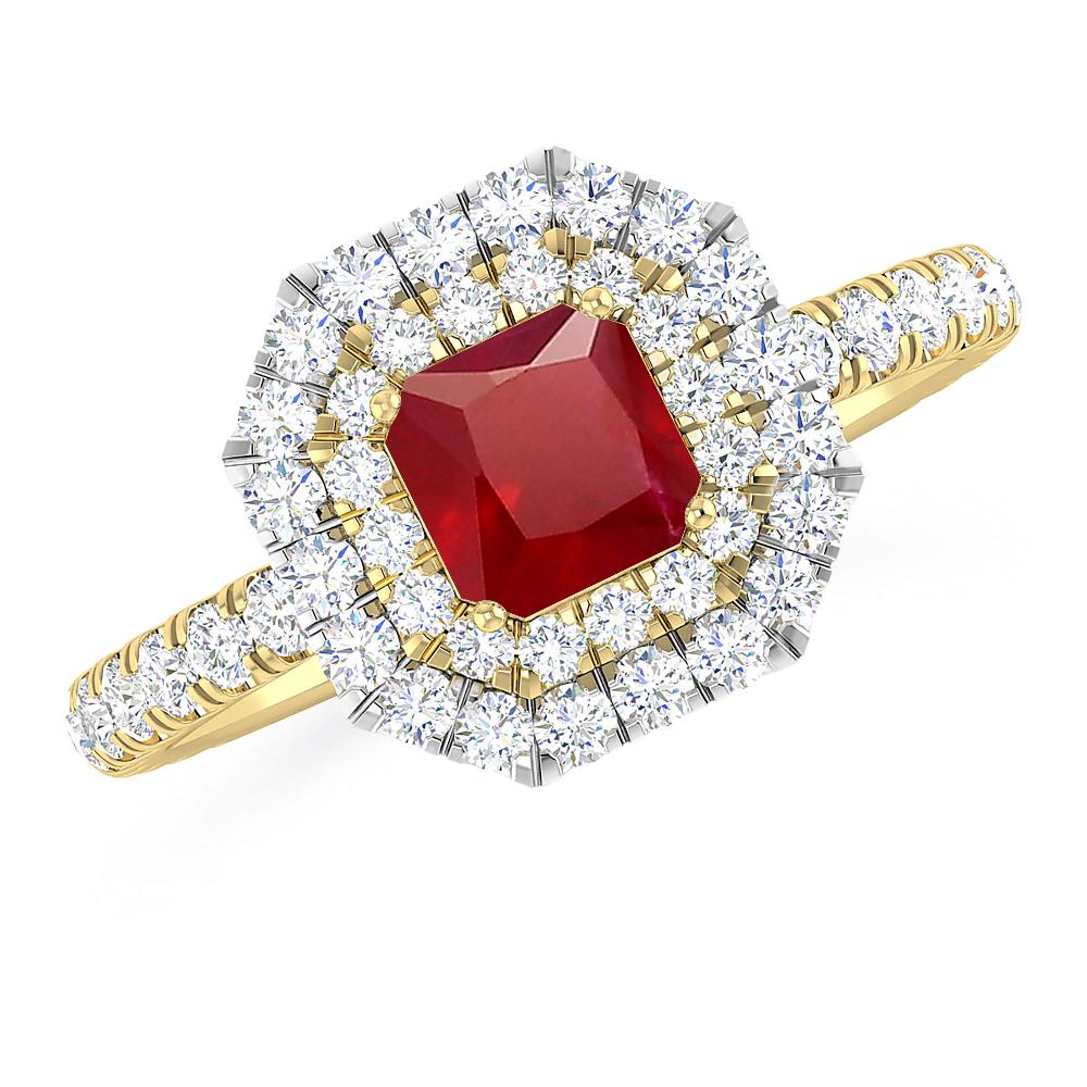 Yellow Gold - Ruby