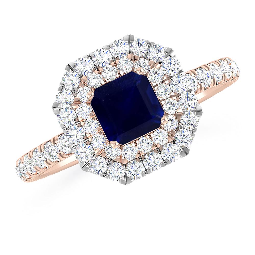 Rose Gold - Sapphire