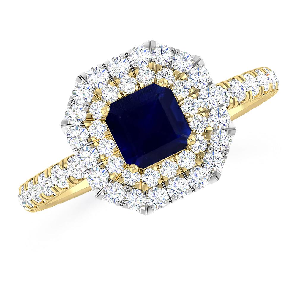 Yellow Gold - Sapphire