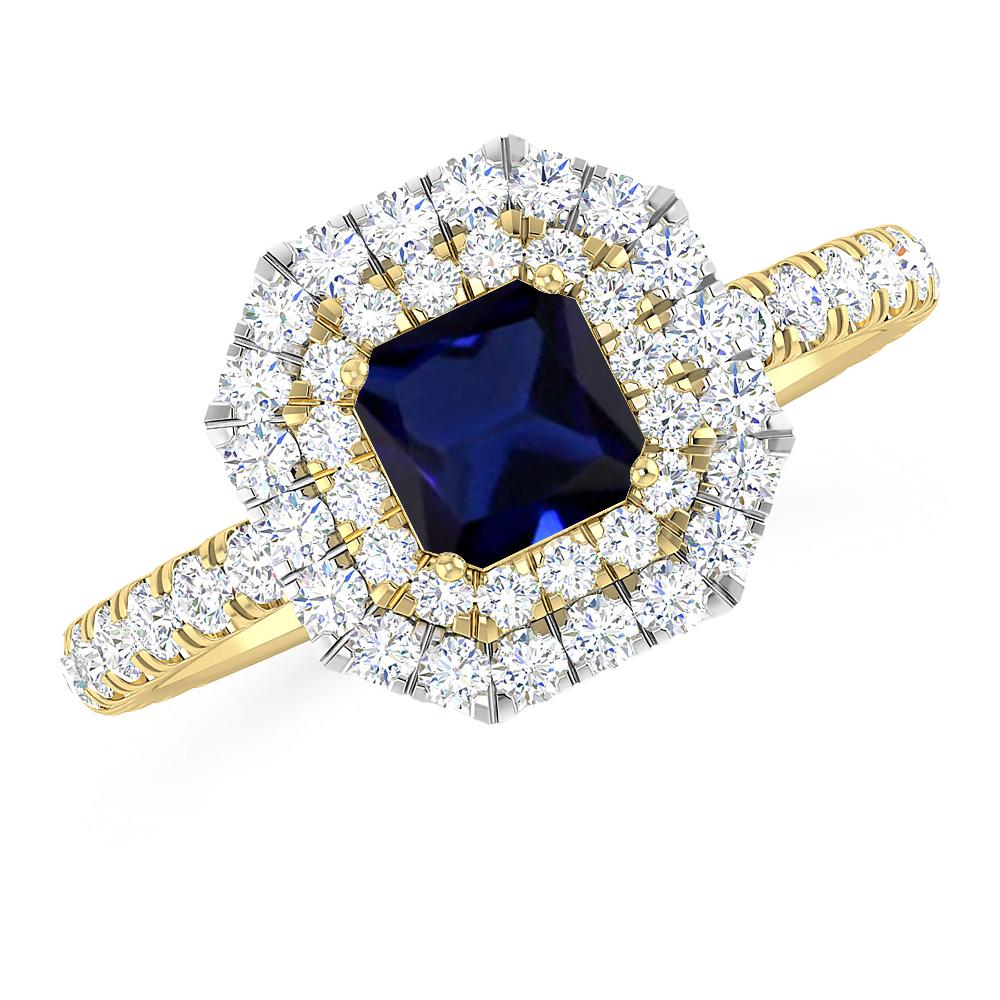 Yellow Gold - Sapphire