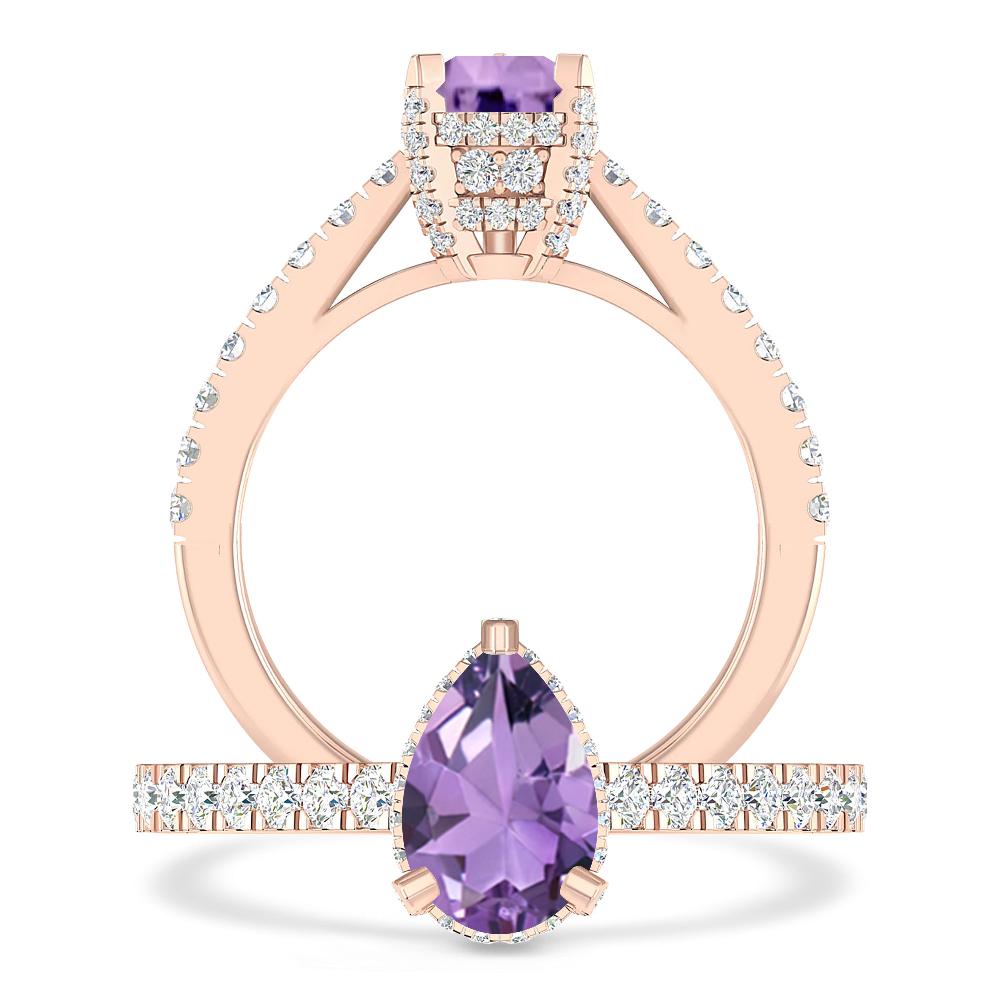 Rose Gold - Amethyst