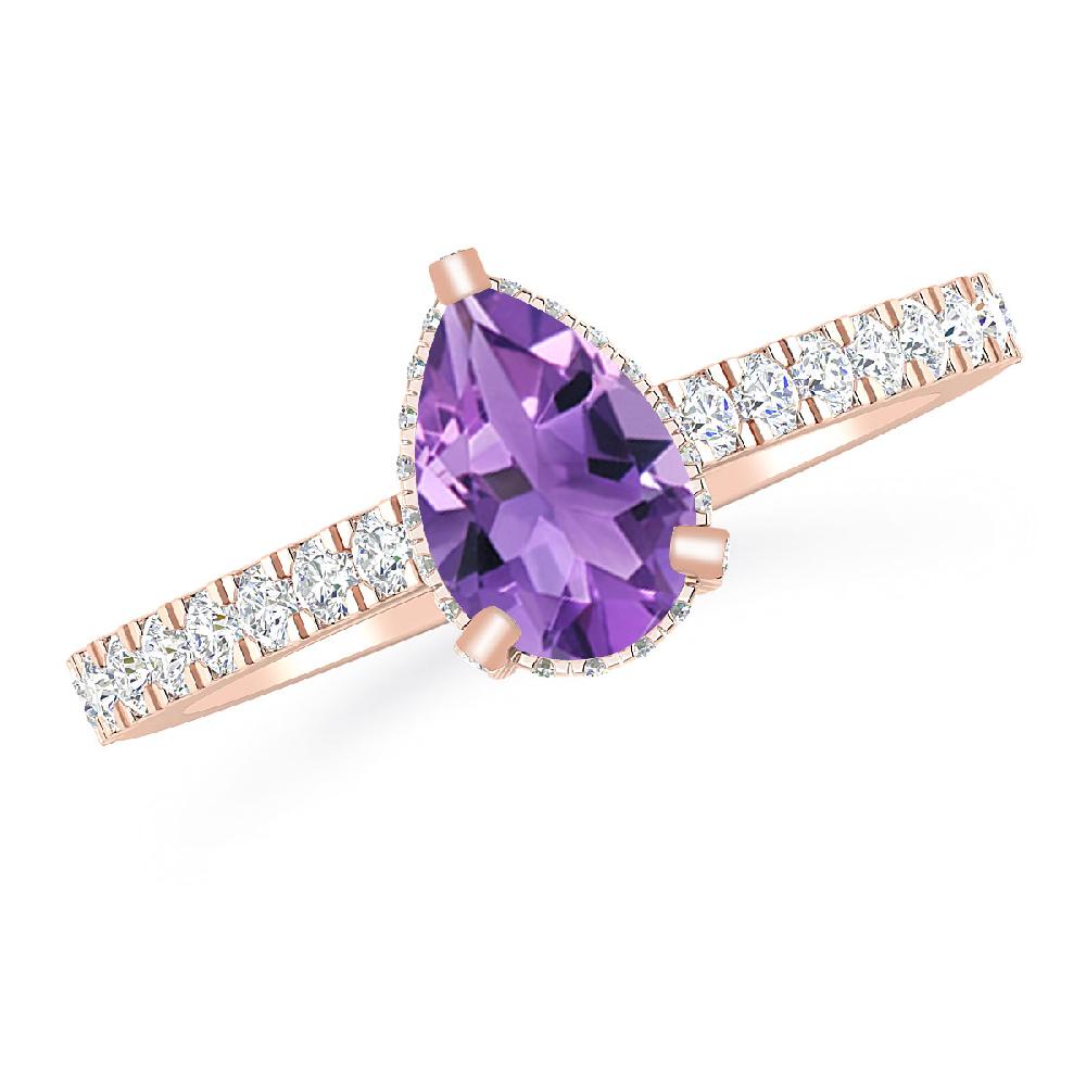 Rose Gold - Amethyst