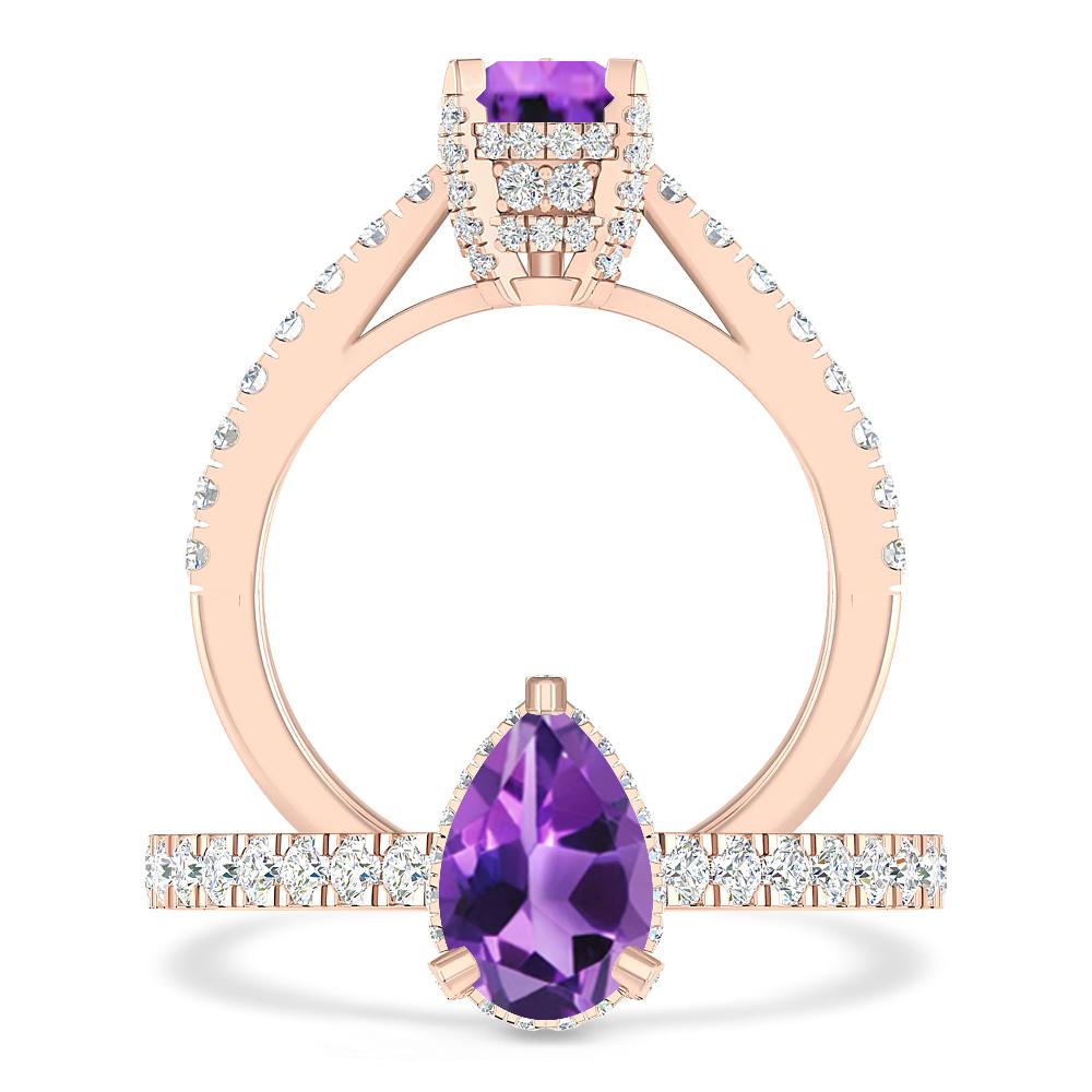 Rose Gold - Amethyst