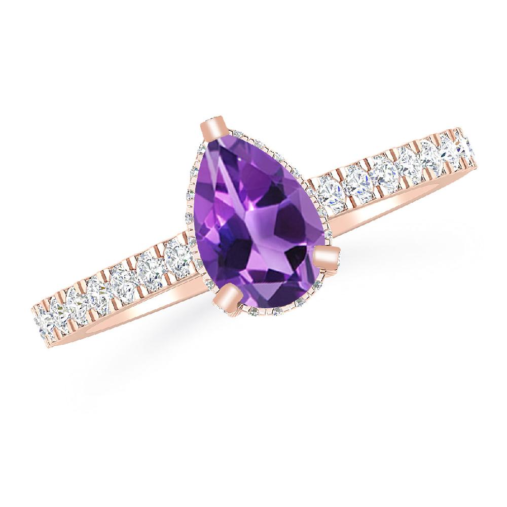 Rose Gold - Amethyst