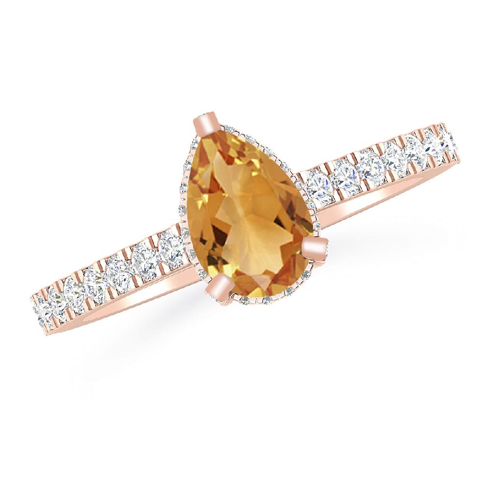 Rose Gold - Citrine