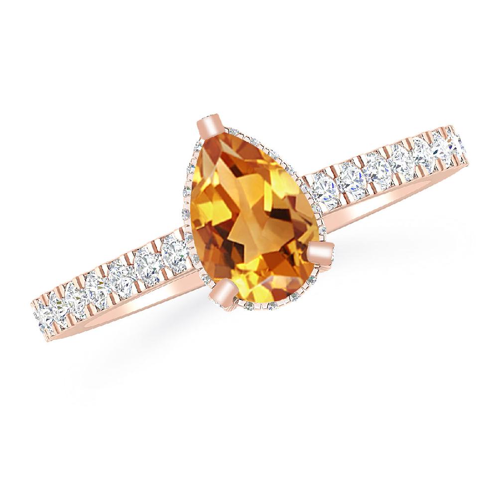 Rose Gold - Citrine