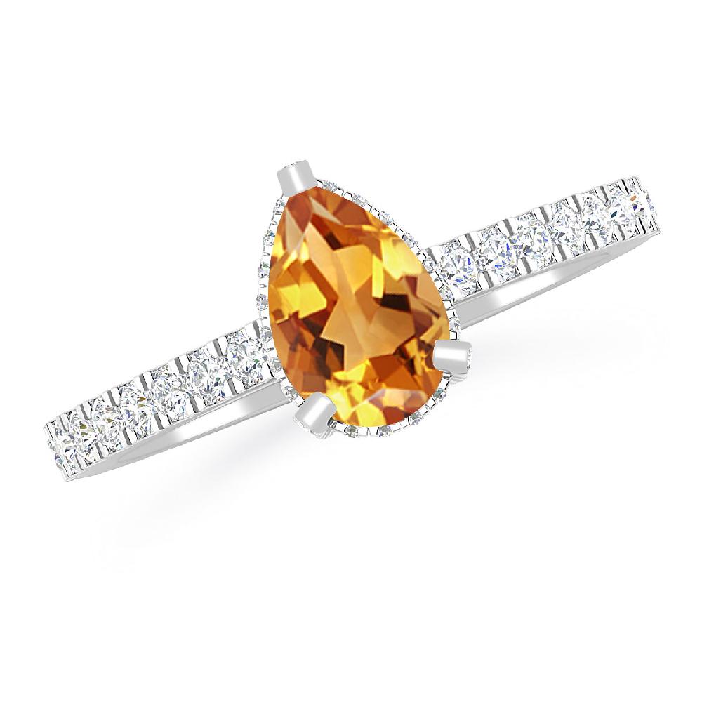 White Gold - Citrine