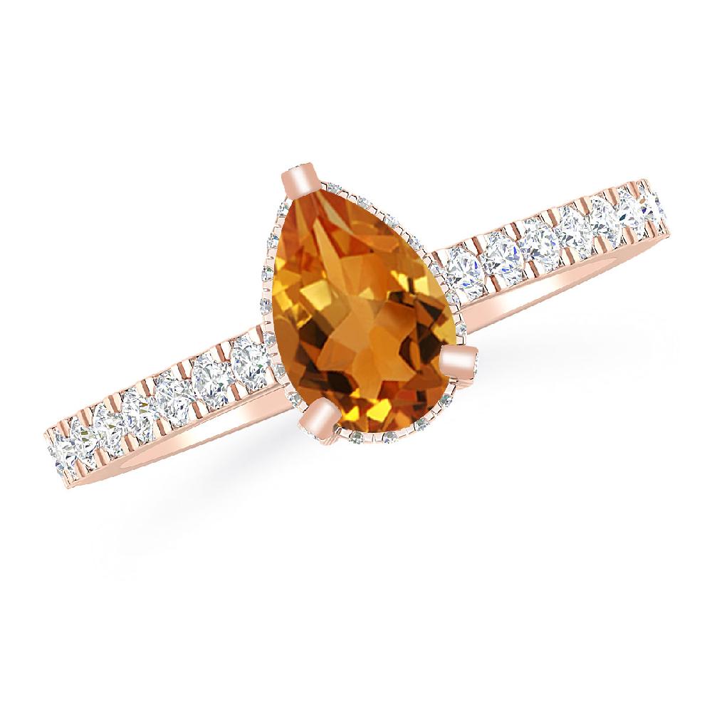 Rose Gold - Citrine