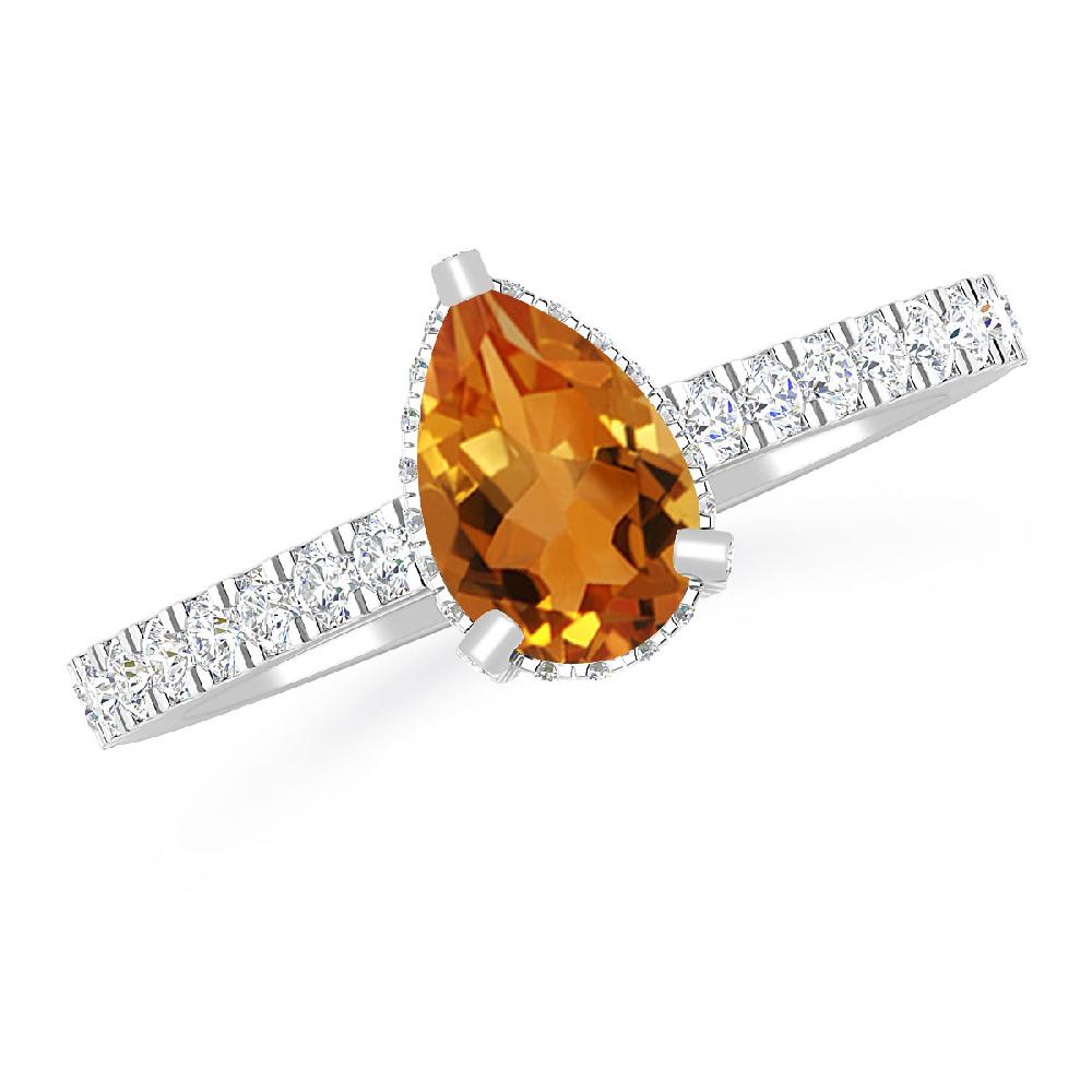 White Gold - Citrine